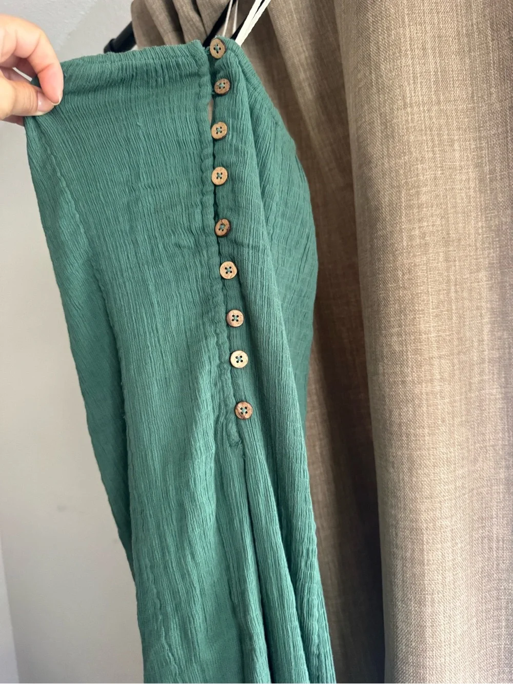 Free People Made Me Blush Mermaid Green Ruffle dress! XS but fits like S or M